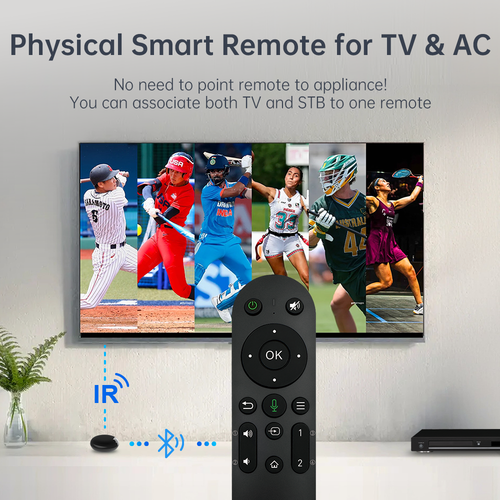 LinknLink eRemote TV Kit Pro: Universal Remote with Hub and App, Voice-Controlled via AI