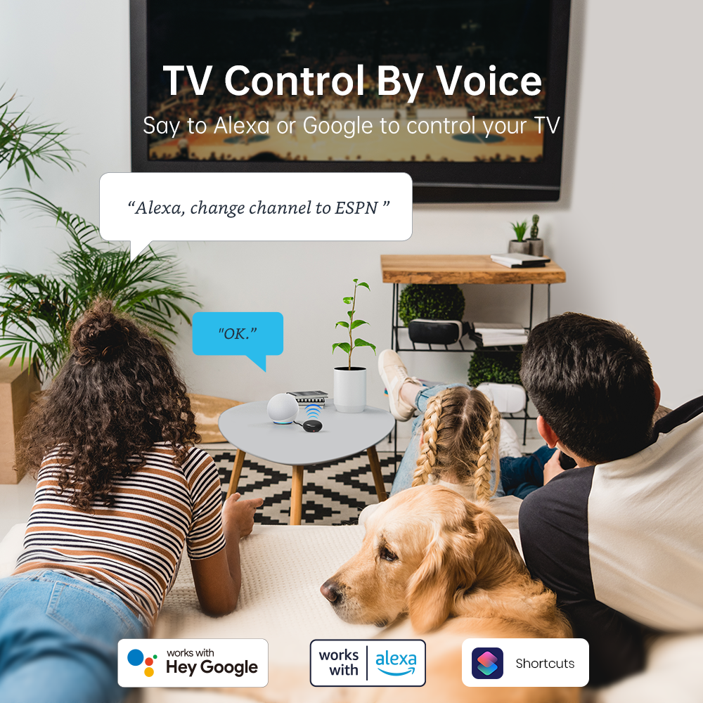 LinknLink eRemote HA: IR Blaster for TV, Aircon, STB, IR2MQTT Home Assistant, Compatible with Alexa, Google Home