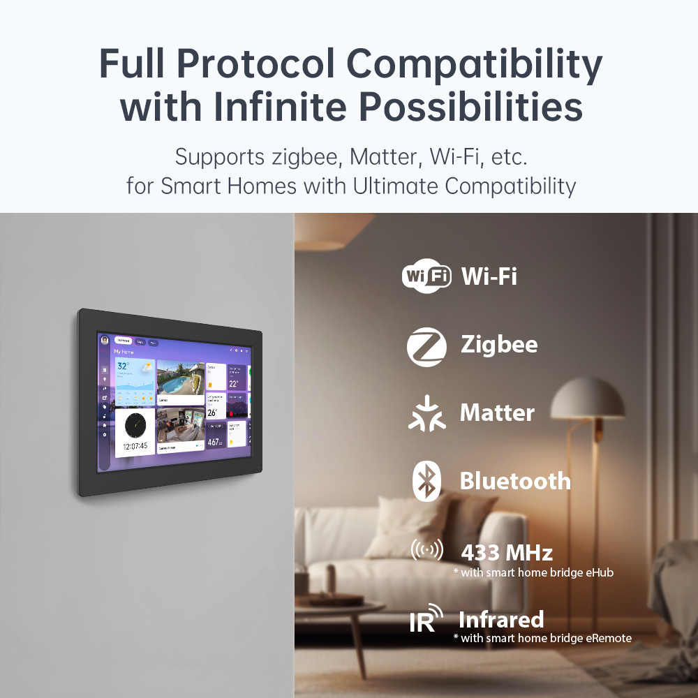 LinknLink iSG Display Max: All-in-One Super Gateway with Home Assistant Supports MQTT, Tuya, Zigbee, Matter