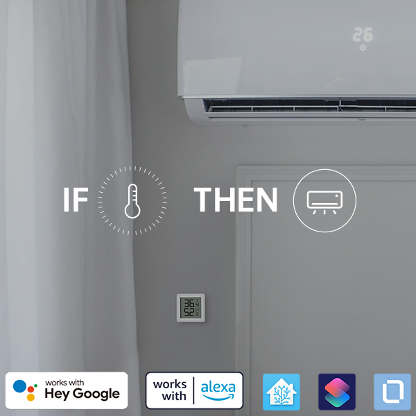 LinknLink eTHS2: Wireless Temperature & Humidity Monitor, Hub Required