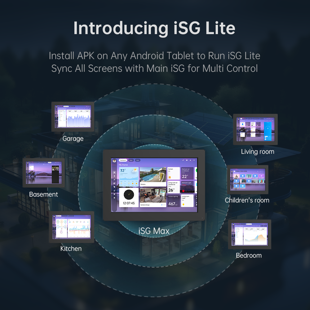 LinknLink iSG Display Max: All-in-One Super Gateway with Home Assistant Supports MQTT, Tuya, Zigbee, Matter