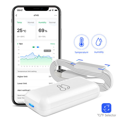 LinknLink Thermometer and Hygrometer eTHS
