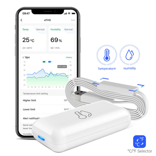 LinknLink Thermometer and Hygrometer eTHS