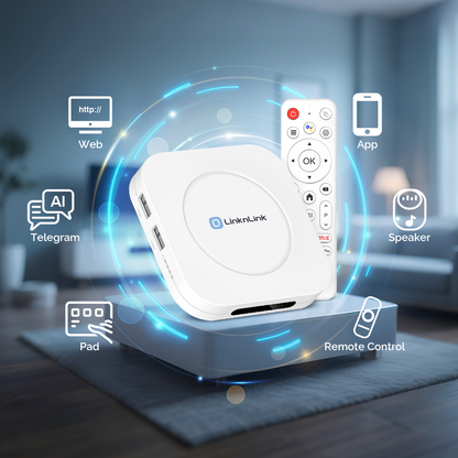 LinknLink iSG Box SE (Bundled with Zigbee Stick): AI-Powered Super Gateway with Built-in Home Assistant, Streaming Media Center, YouTube, Netflix, Google Play (Early Bird, Delivered in November)