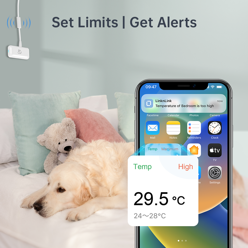 LinknLink Thermometer and Hygrometer eTHS