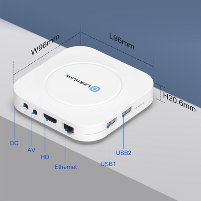 LinknLink iSG Box SE (Bundled with Zigbee Stick): AI-Powered Super Gateway with Built-in Home Assistant, Streaming Media Center, YouTube, Netflix, Google Play (Early Bird, Delivered in November)