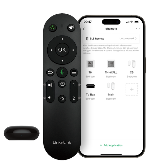 LinknLink eRemote TV Kit Pro Universal Remote with Hub and App, Voice-Controlled via AI